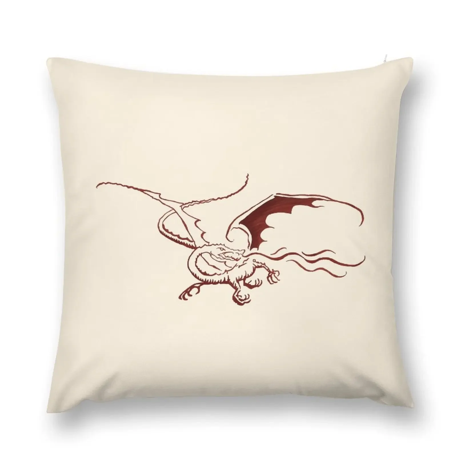 

Smaug Throw Pillow pillows decor home Custom Cushion pillow