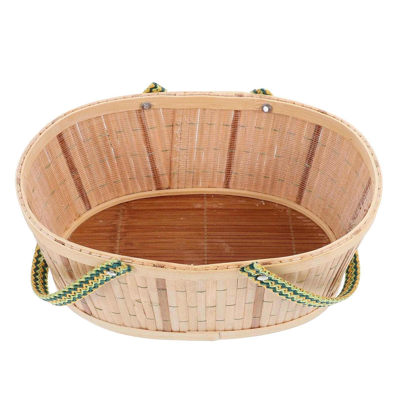 

Bamboo Woven Storage Baskets Multiple Sizes Sturdy Handcrafted Decorative Home Organization Clothes Vegetable Fruit Garden