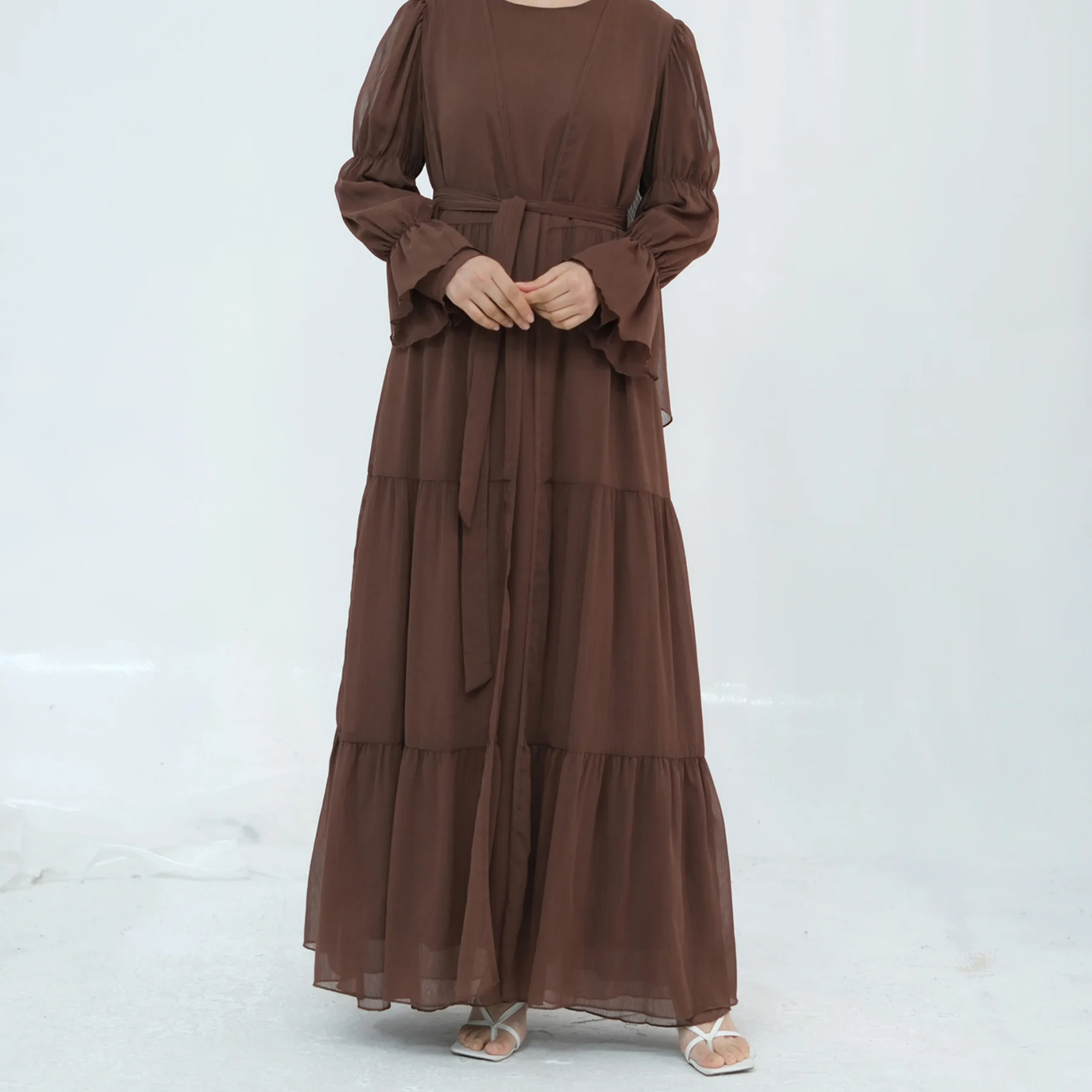 

Eid Ramadan Dubai Abayas Muslim Sets for Women Kimono Cardigan Hijab Dress Turkey Kaftan Djellaba Islam Jalabiya Kebaya Outfits