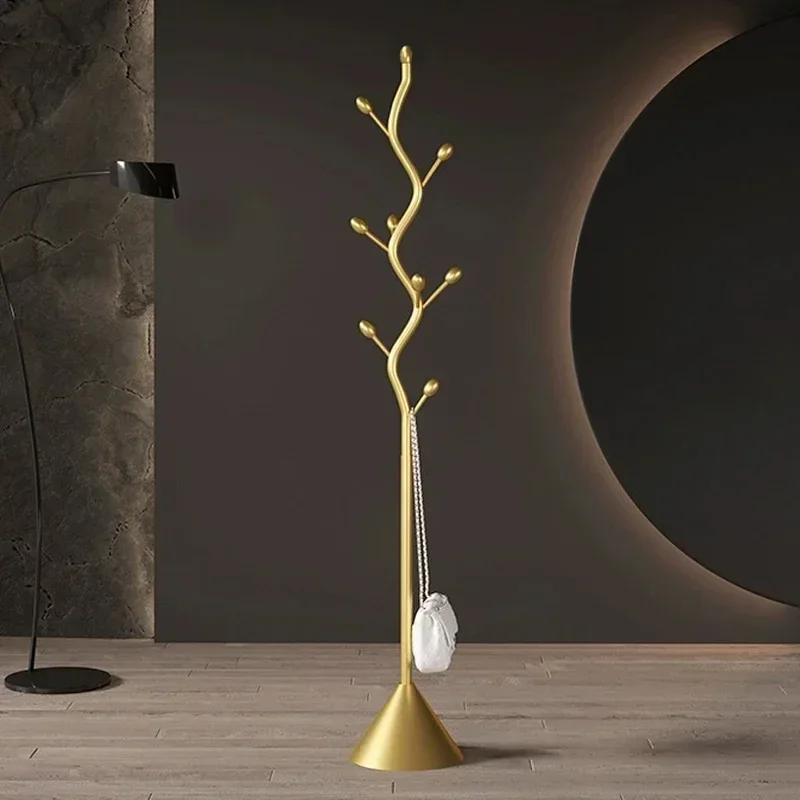 

Nordic Light Luxury Coat Hangers Bedroom Home Hotel Vertical Wrought Iron Creative Art Coat Rack Storage Stand