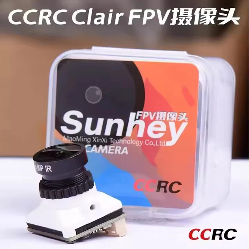 CCRC FPV Camera  Clair 1500TVL 5-30V M8 Lens 16:9 NTSC/PAL Switchable 19*19mm Super WDR for FPV Racing Drone RC Model