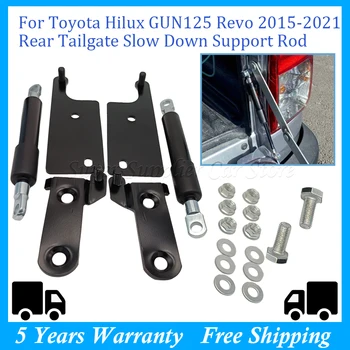 Toyota Hilux GUN125 Revo 2015-2021 용 신차 리어 테일게이트 슬로우 다운 지지대 로드 리프트 스트럿바 가스 충격 댐퍼 