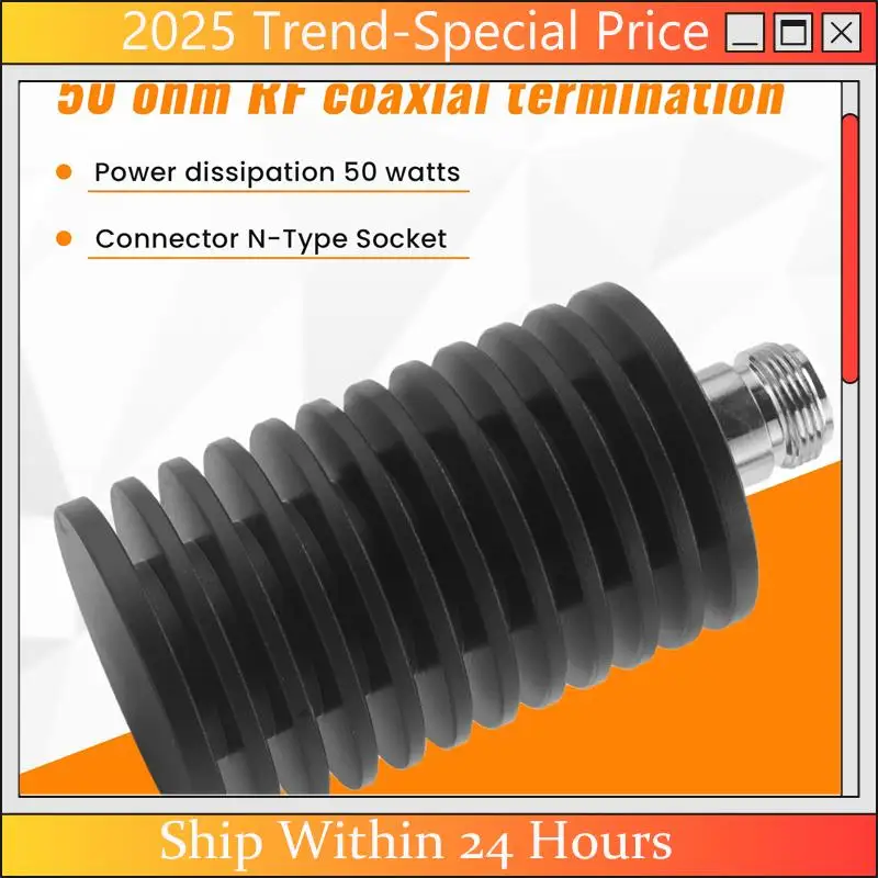 

CHYY Top 50W Dummy Load N Female Socket DC - 3Ghz 50 Ohm RF Coaxial Termination