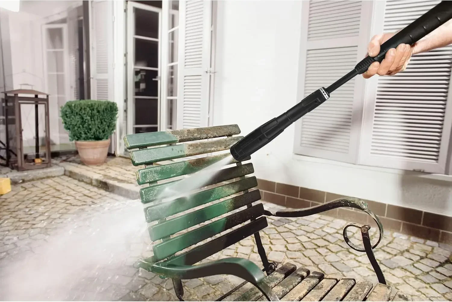 New In 2025-K5 Premium Electric Pressure Washer 2000 PSI - With Vario Power & Dirtblaster Wands, Pressurized Hose Reel - 1.4 GPM