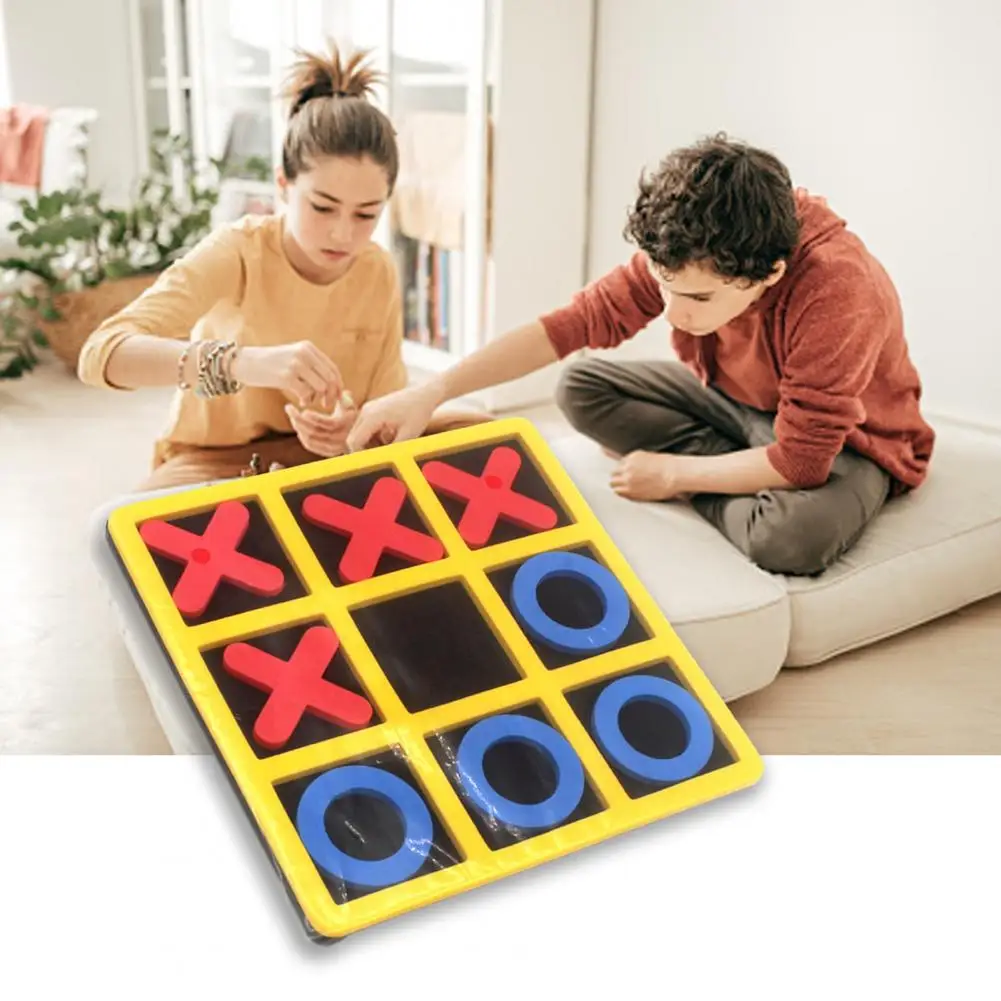 1Set Tic-Tac-Toe Competitive Skill Parents-children Connection Multifunctional EVA Kids Tic-Tac-Toe Game For Family Gatherings