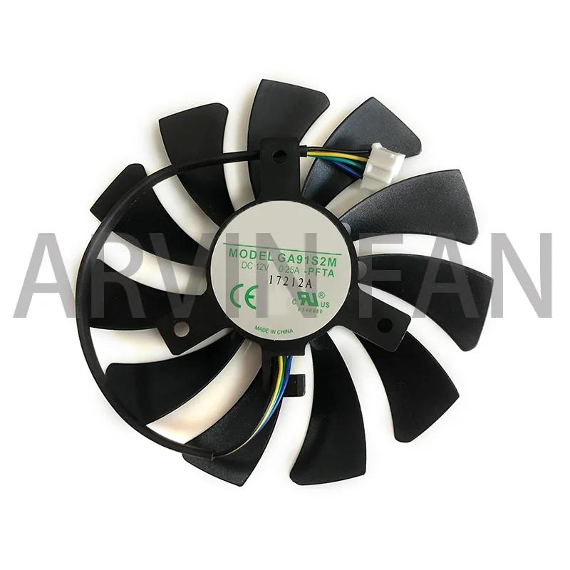 Ventilador de tarjeta gráfica HA9010H12F-Z, enfriador VGA de vídeo GPU, reemplazo PLD09210S12HH, para GTX 1060 ITX 3G 6G OC