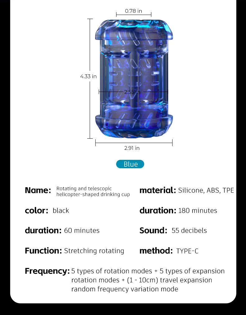 HeartCaptor Electric Male Masturbator Cup Automatic Telescopic Thrusting Handsfree Adult Toy - Details 13