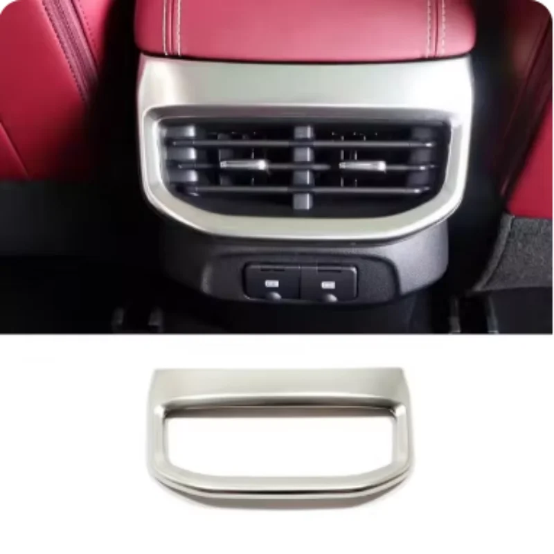 

Car Rear Seat Console Air Conditioner Outlet Frame Cover Trim Garnish Sticker For Haval H6 3rd Gen 2021-2024 GT PHEV