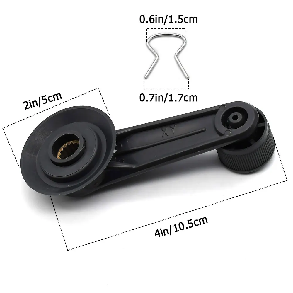 2Pcs Car Window Winder Crank Handle Regulator for Toyota 4Runner Corolla Land Cruiser Interior Door Window Lifter Riser Rocker