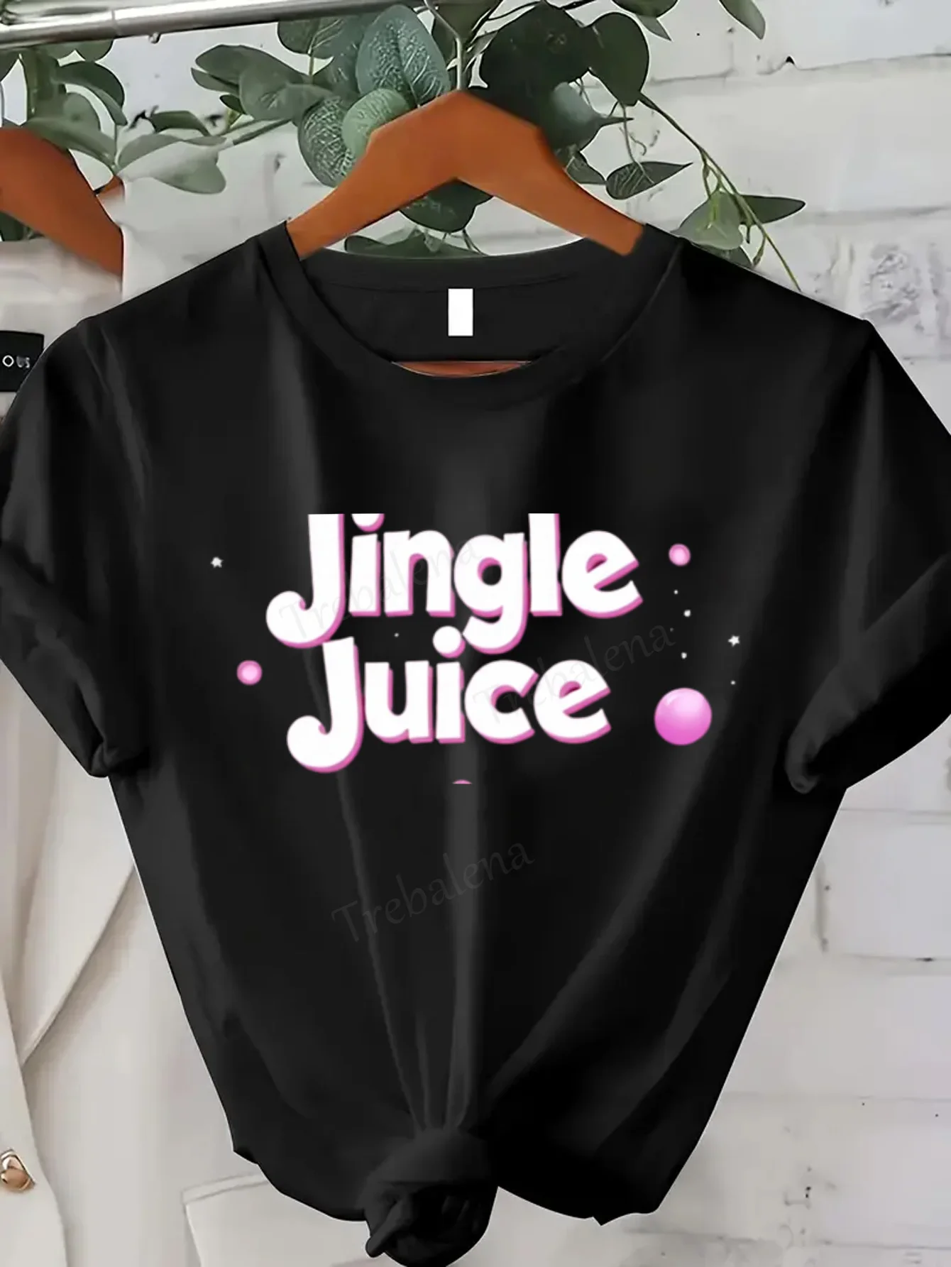 

Women T-shirt Jingle Juice Pink Graphic Tee - Cute & Sexy Women's T-Shirt