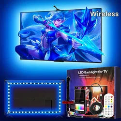 Rgbic Led Strip Light Camera TV Screen Synchronization Music Bluetooth Synchronization Game Bedroom 55-85 Inch TV Background