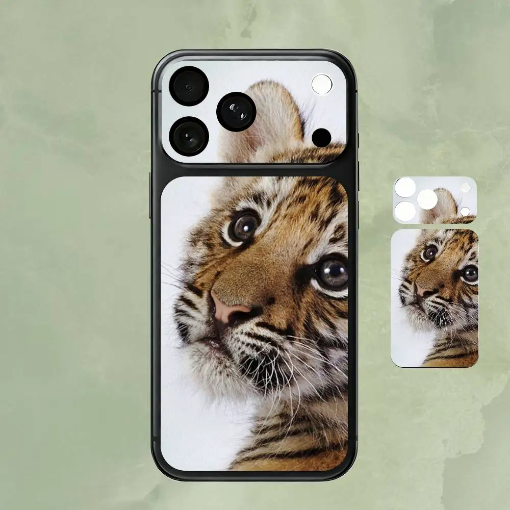 

Lion & leopard For Apple iPhone 17 Pro Max Full Back Cover Decal Wrap Skin Rear Protective Sticker Film