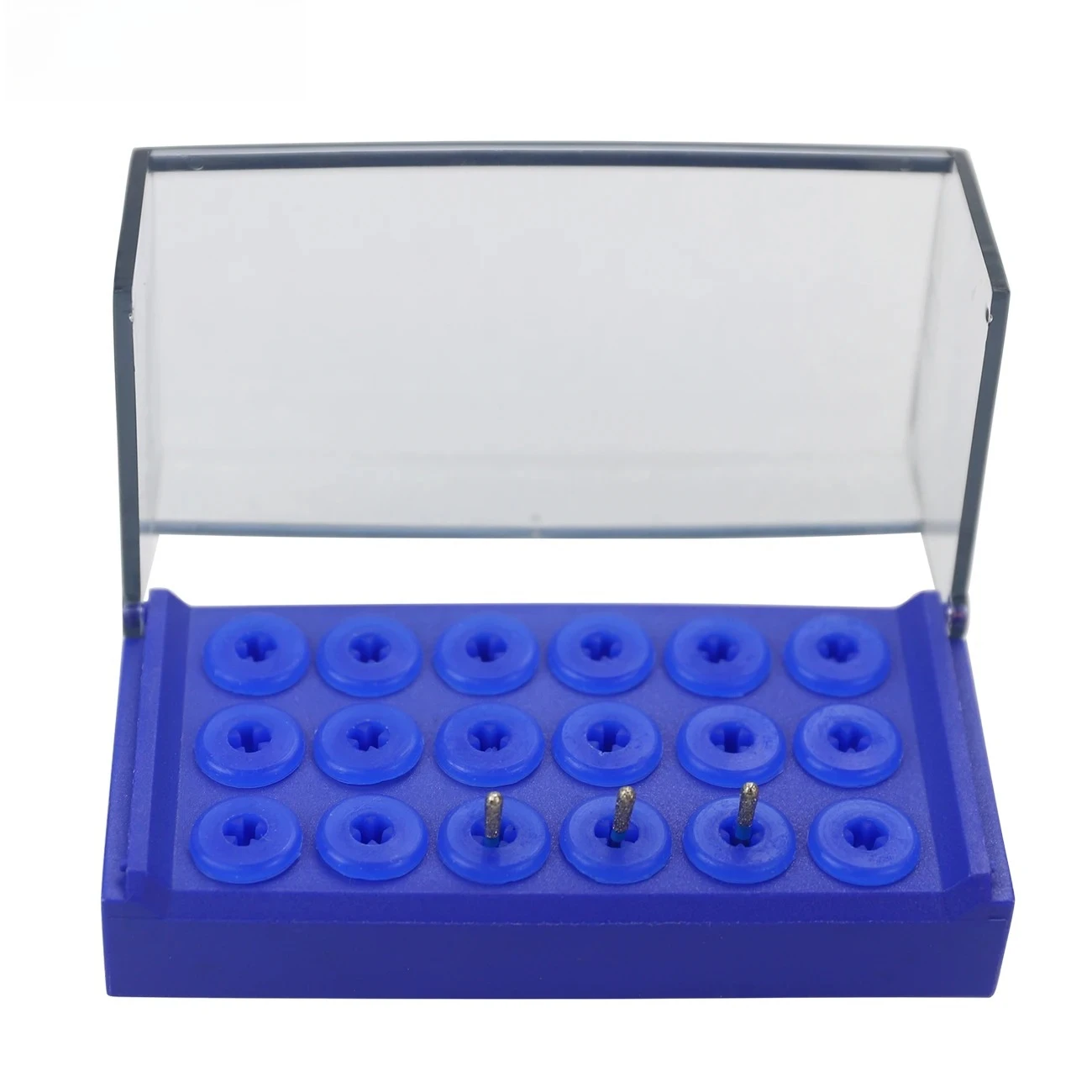 10Pcs Dental Disinfection Box Odontologia Ultrasonic Scaler Tip Holder Stand Low Speed Burs Organizers Dentistry Equipment Tools
