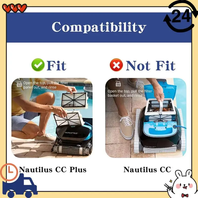 

Аксессуары для фильтров для очистителя бассейна для Dolphin Nautilus CC Plus/CC Supreme, M200/M400, часть 9991433-R4, тонкий фильтр