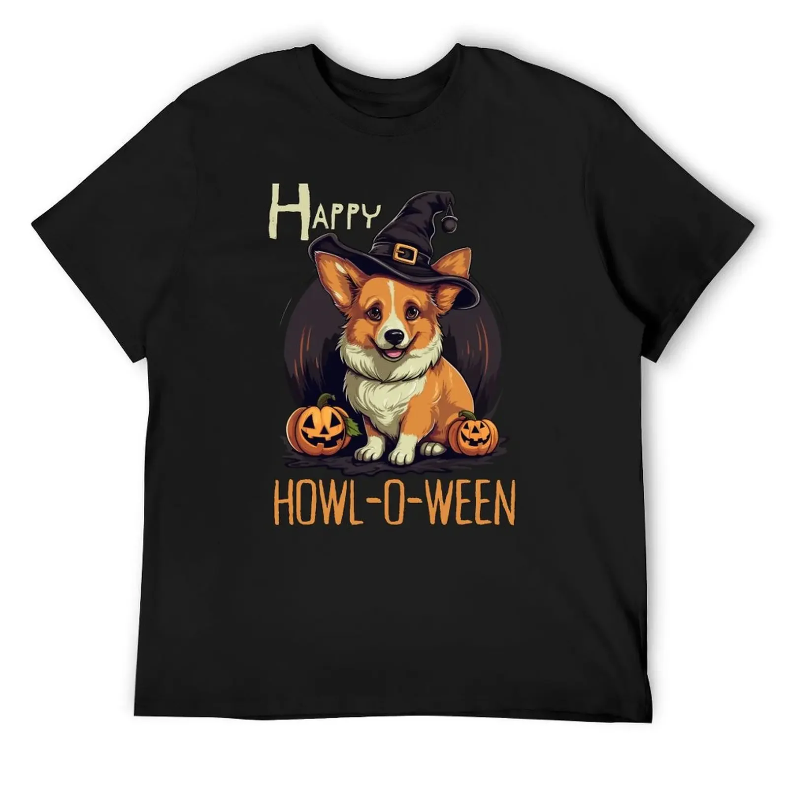 

Cute Corgi Witch - Halloween Corgi. T-Shirt baggy shirts animal prinfor boys shirts graphic mens t shirts pack