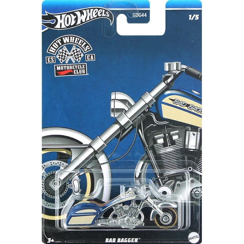 Official Hot Wheels Car Motorycle Club Boy Toys 1:64 Diecast Bad Bagger BMW NineT Racer Ducati Scrambler Honda Monkey Metal Gift