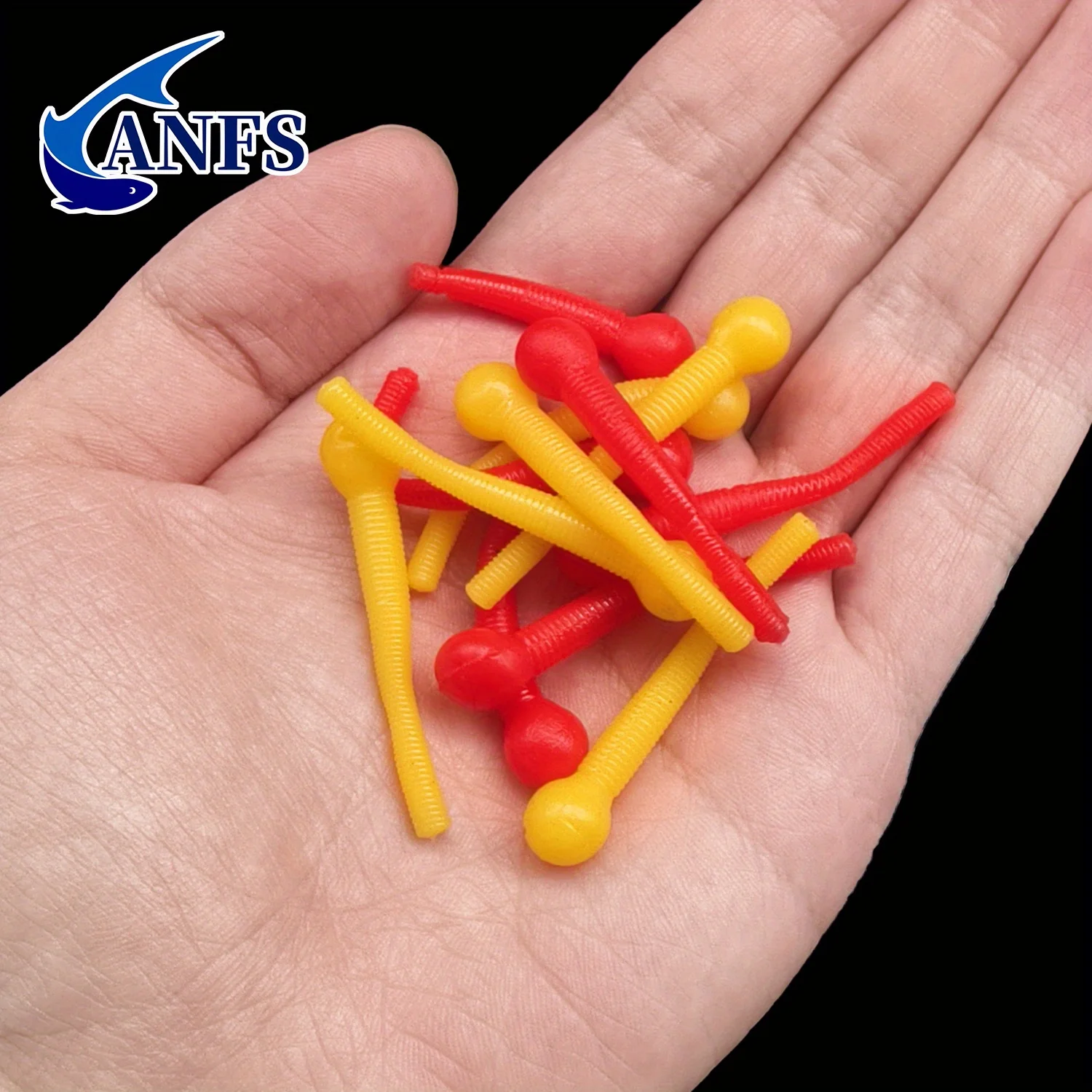 ANFS 30pcs Soft Fishing Lure Floating Water Artificial Baits For Freshwater and Saltwater