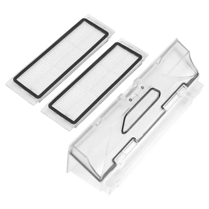 ABVC Dust Box Parts For Vacuum Cleaner Roborock S5 MAX S6 Maxv S6 PURE T7 PRO Robot Dustbin With Filter Accessroies