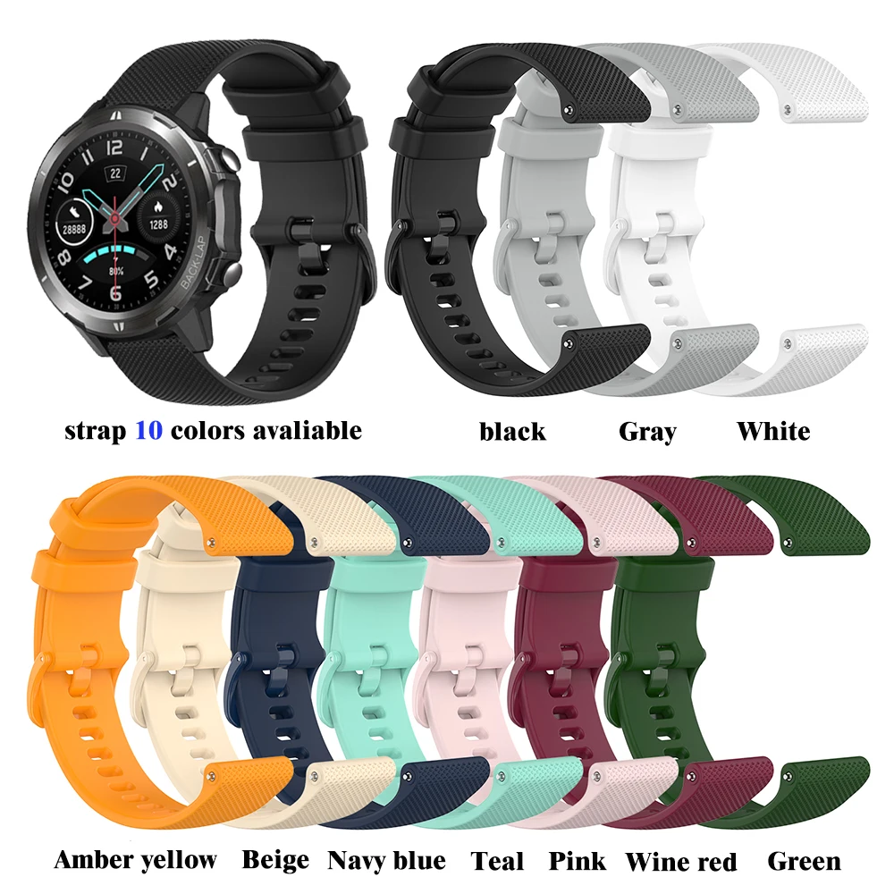 Correa de muñeca para Umidigi Ufit, accesorios de reloj, correa de repuesto para Umidigi Uwatch3 Uwatch Gt, pulsera de silicona