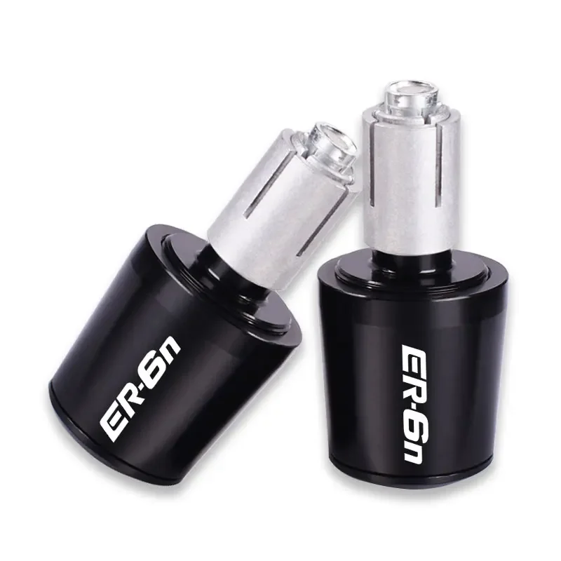 Motorcycle Handlebar Grip Ends Cap Counterweight Plug Slide For Kawasaki Ninja ER-6N 2006-2020 2021 2022 2023 2024 ER6N ER 6N 6f 6