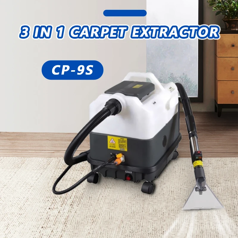 CP-9S Hot Water Extractor Carpet Automatic Cleaning Machine Steam Washer Car Wash Machine