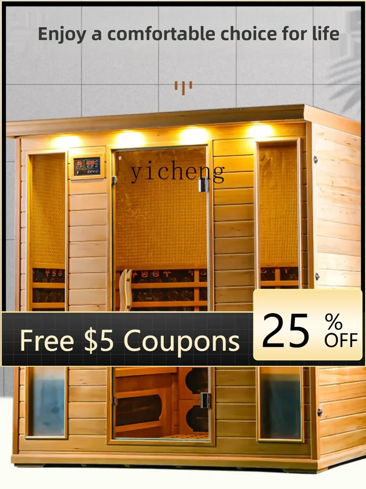 

BB Steam Room Family Tourmaline Four Six Eight Sauna Box Beauty Salon Body Detoxification