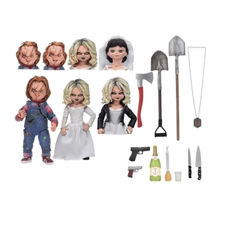 NECA Bride Of Chucky Ultimate Chucky & Tiffany PVC Action Figure