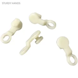 30PCS plastic curtain guide rail side sliding sand window wheel guide rail roller ring stepping wheel window decoration hardware