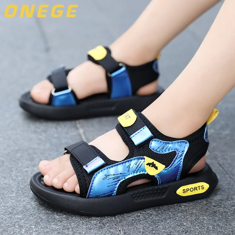 

A Pair of Summer Fashionable Casual Children's Sandals for Boys, Simple Wear-Resistant Beach Shoes, Sports Outdoor Children's Shoes