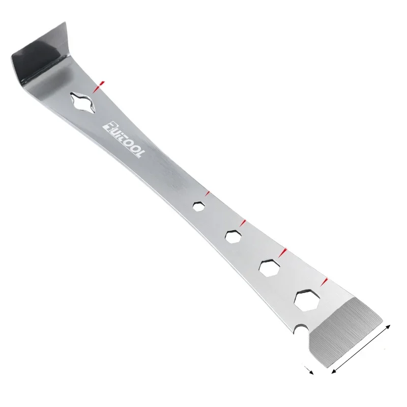 

~Stainless steel crowbar woodworking warping stick special steel multi-functional scraper woodworking installation tools Daquan