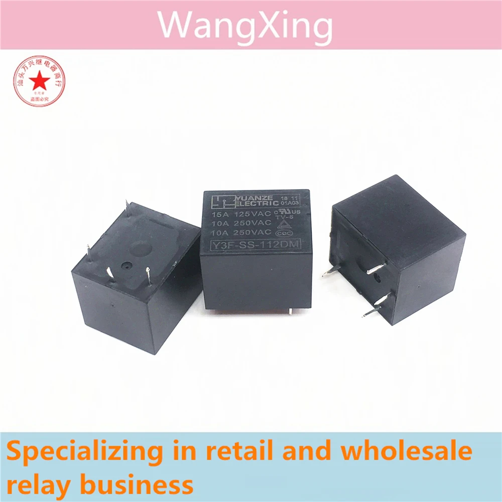 Y3F-SS-109D Y3F-SS-112DM Y3F-SS-112HM Y3F-SS-112D Electromagnetic Power Relay 4 Pins 5PINS