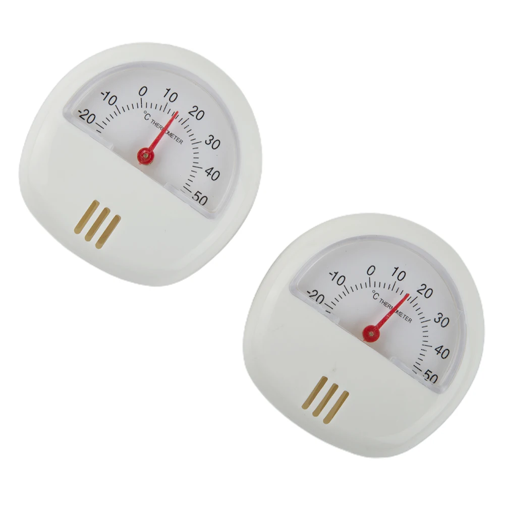 Fridge Thermometer Room Sensors Stand Temperature Thermometer W/ White 2 Options ABS for dial Gauge Fridge Thermometer
