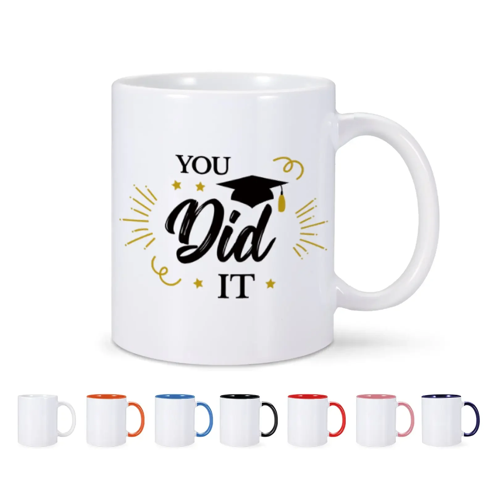 Custom Graduation Mugs Custom Drinkware Mugs Gifts for Students College Class of 2025 Personalized Graduation Mug