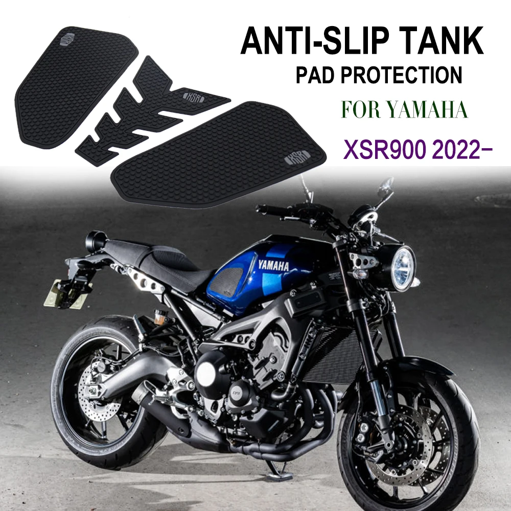 

2022 2023 For Yamaha XSR900 XSR 900 xsr900 Motorcycle Tankpad anti-slip tank Pad protection stickers SIDE TANK PADS Traction Pad