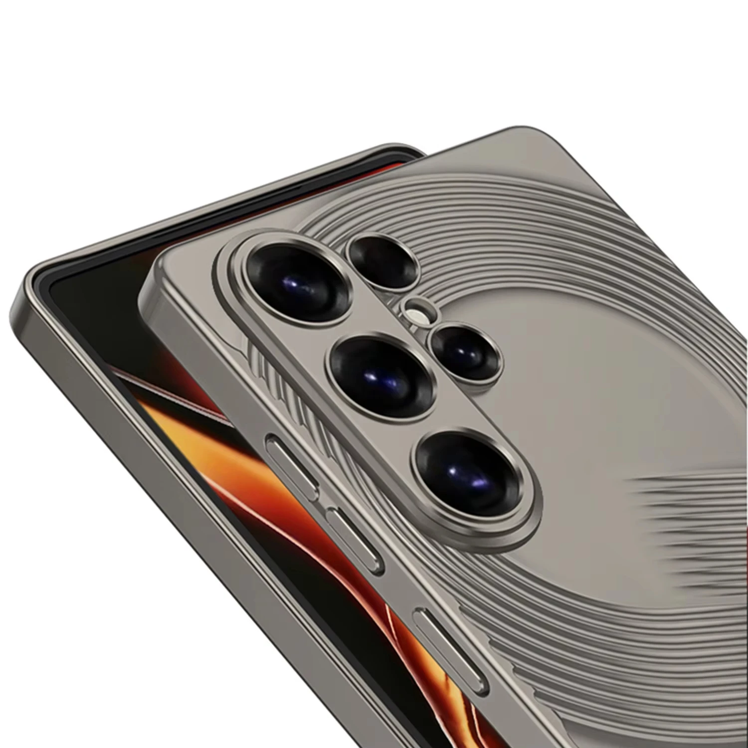Original S Style Armor Case For Samsung Galaxy S26 Ultra Shockproof Protective Plastic Matte Cover for Galaxy S25 Ultra Case