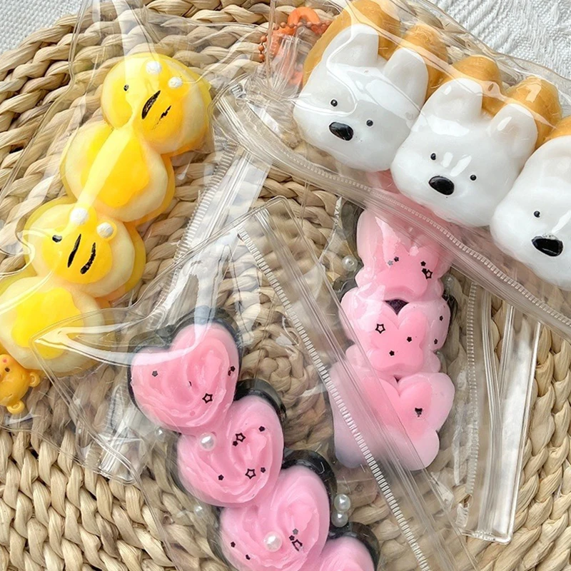 Creative Imitation Silicone Cute Animal Slow Rebound Toy With Ultra Soft Clay For Squeezing Decompression Children's Gift Toy