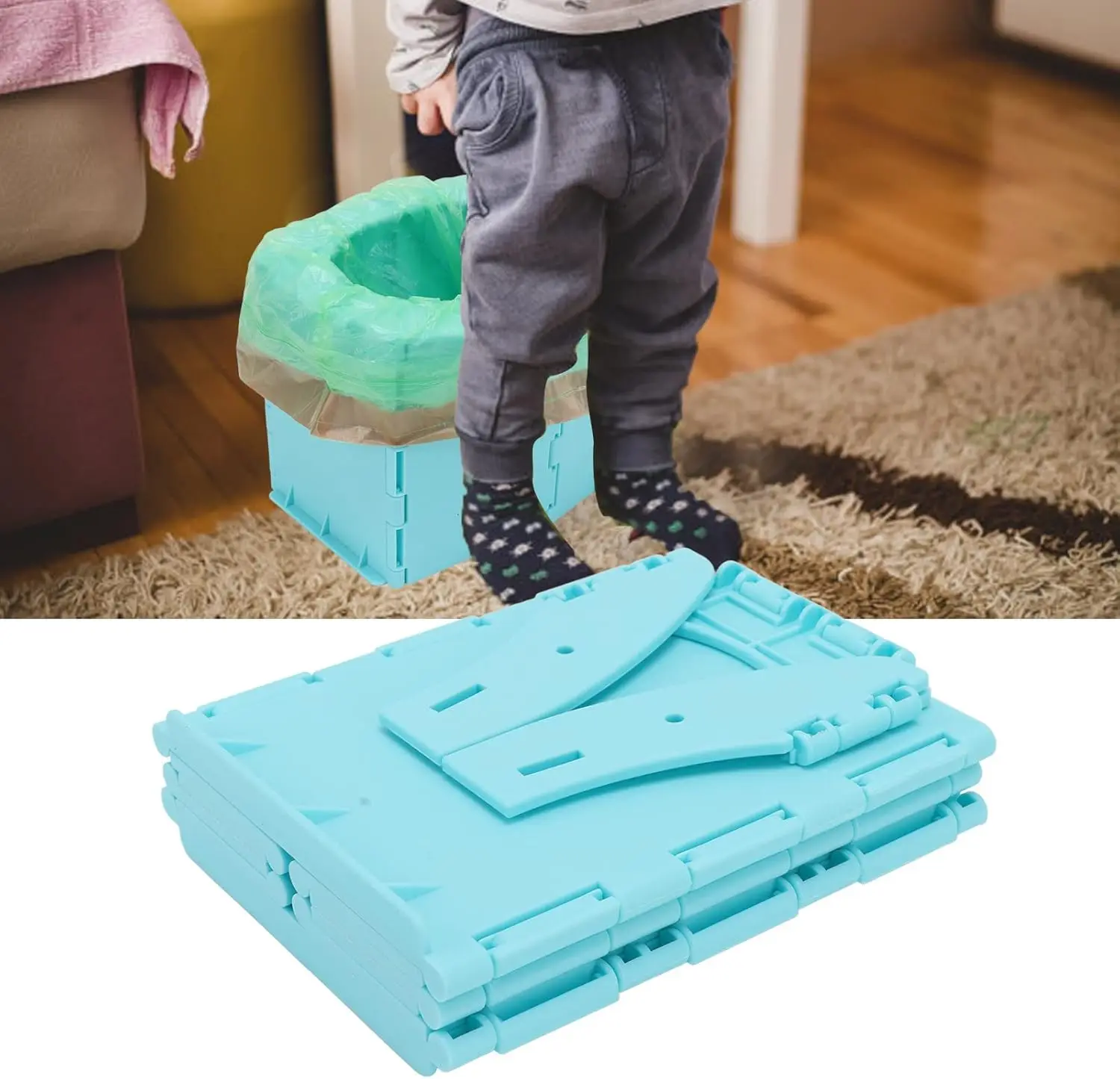 

Portable Camping Toilet Commode RV Car Camping Hiking Travel Bucket Long Long-distance Travel Camp Restroom Outdoor Supplies