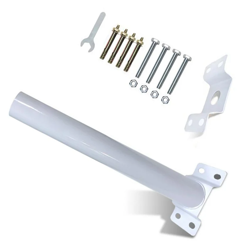 SHGO-Structura de soporte de brazo de farola para exteriores, 1 Juego de soporte de farola Solar, poste de montaje de Metal