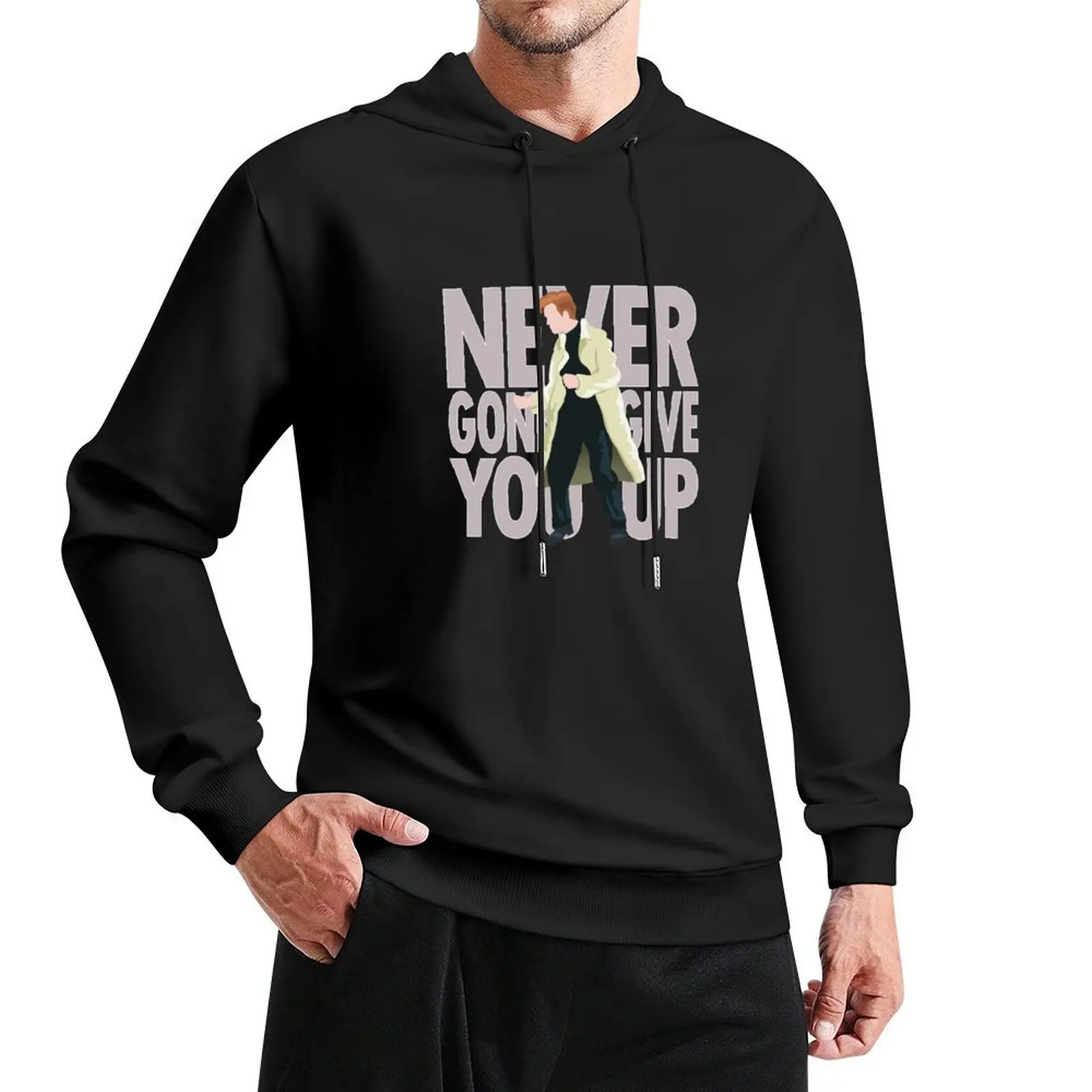 Rick - Never Gonna Give You Up Pullover Hoodie autumn clothes men wear graphic t shirts men men's clothes hoody