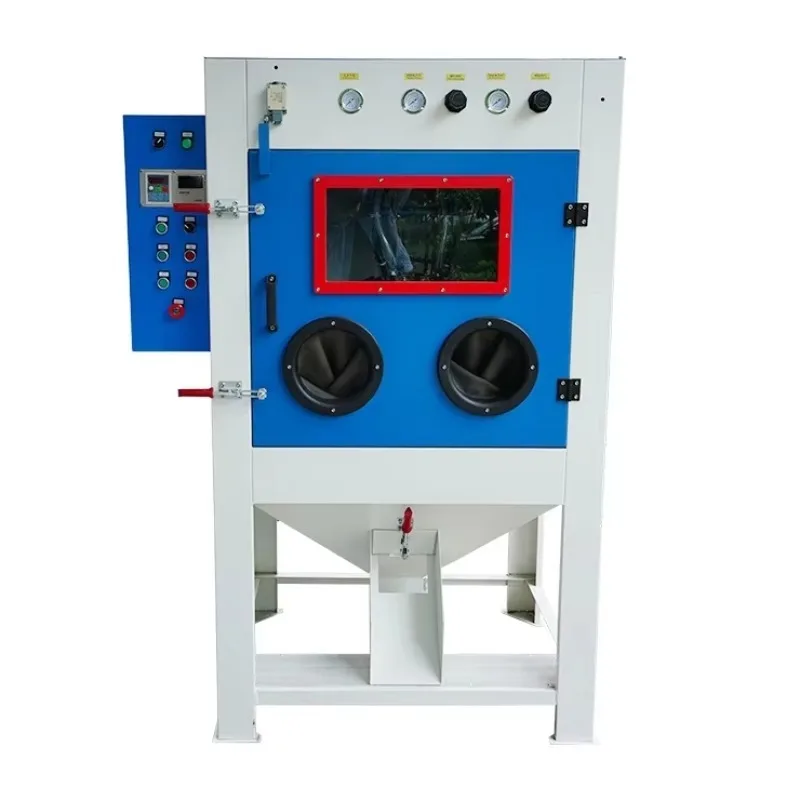 Automatic Rotary Drum Sandblasting Machine