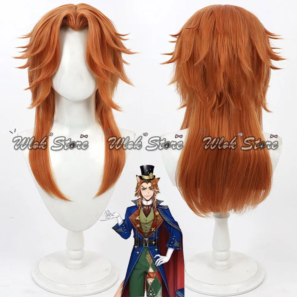 لعبة الملتوية بلاد العجائب أرض الخيال الرقص الدمى ومنزه التسلية حالمة الثعلب شعر مستعار تأثيري الشعر الاصطناعية للرجال حفلة الهالوين