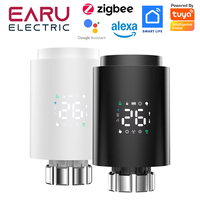 Tuya Zigbee 3.0 Smart TRV Thermostatic Radiator Valve Actuator | App Remote Control | Voice Control Switch for Alexa Google Home