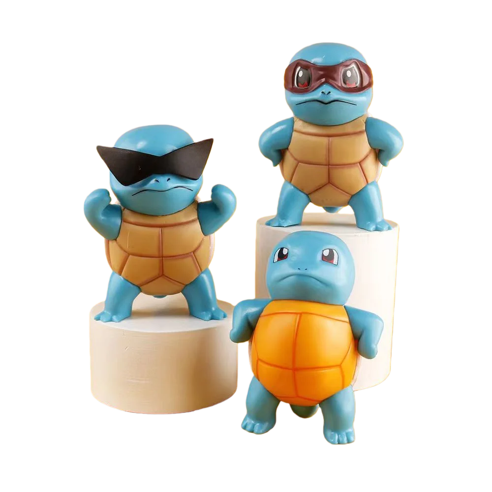 Neue Squirtle Anime Action-figuren PVC Figur Sammlung Dekoration Schreibtisch Ornamente Modell In-auto Figur Ornament Geschenk Dekoration