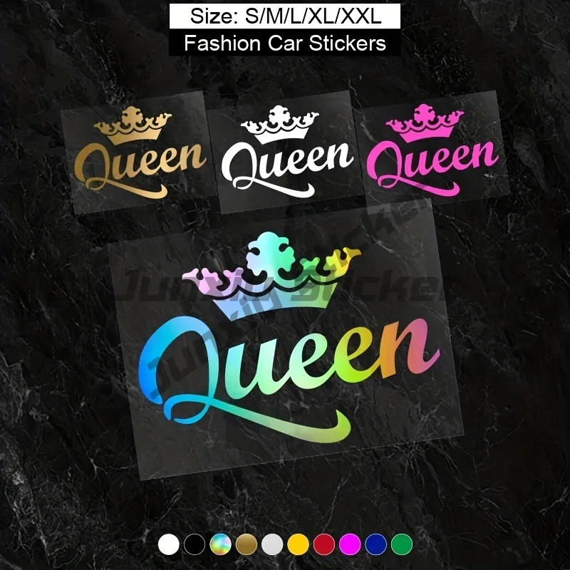 

CROWN QUEEN Car Stickers, Fashion Waterproof Vinyl Decal Auto Sticker Car Styling Decoration Accessories