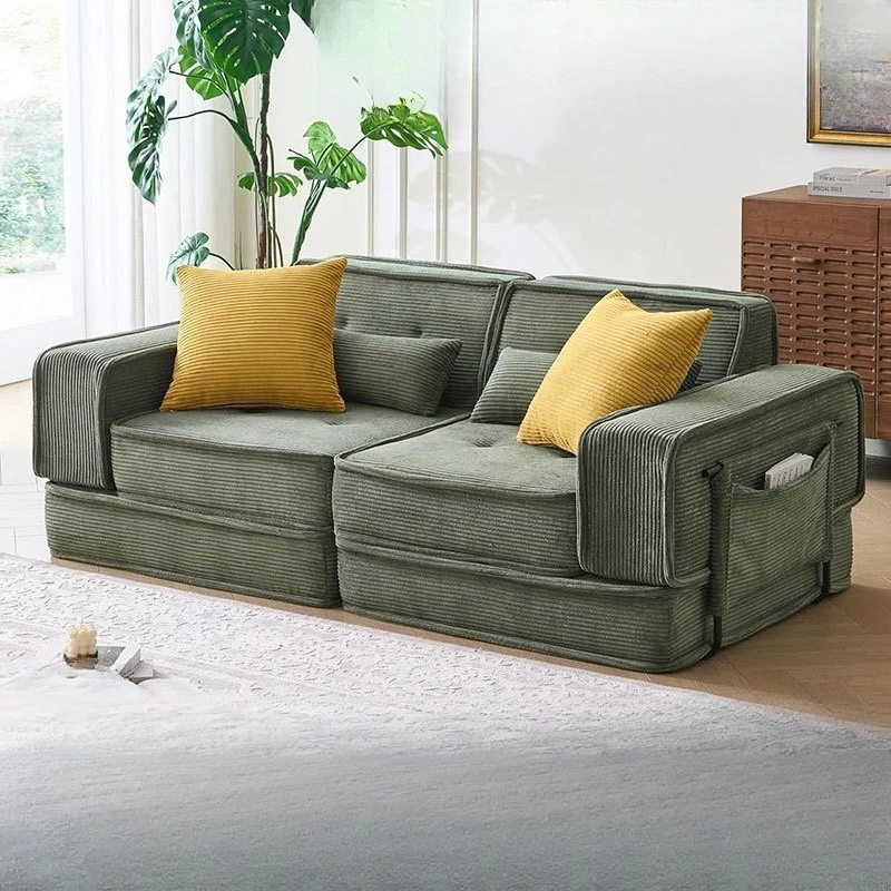 

Sponge compression sofa living room small apartment rental single double vacuum compression sofa multi-purpose folding sofa bed