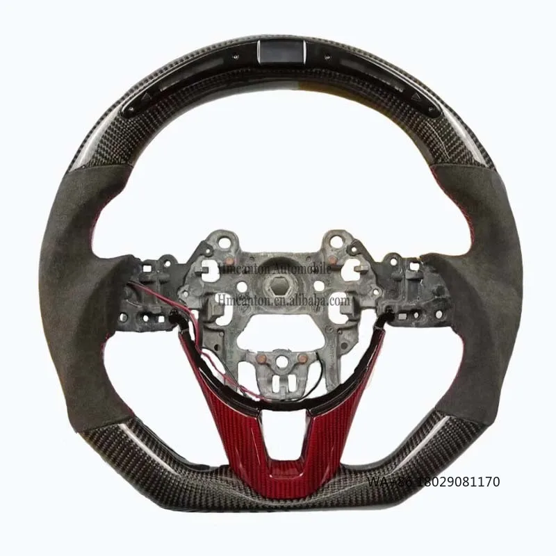 

Гарантия качества, горячий новый продукт, светодиодный руль из углеродного волокна для Mazda AXELA, автомобильный руль