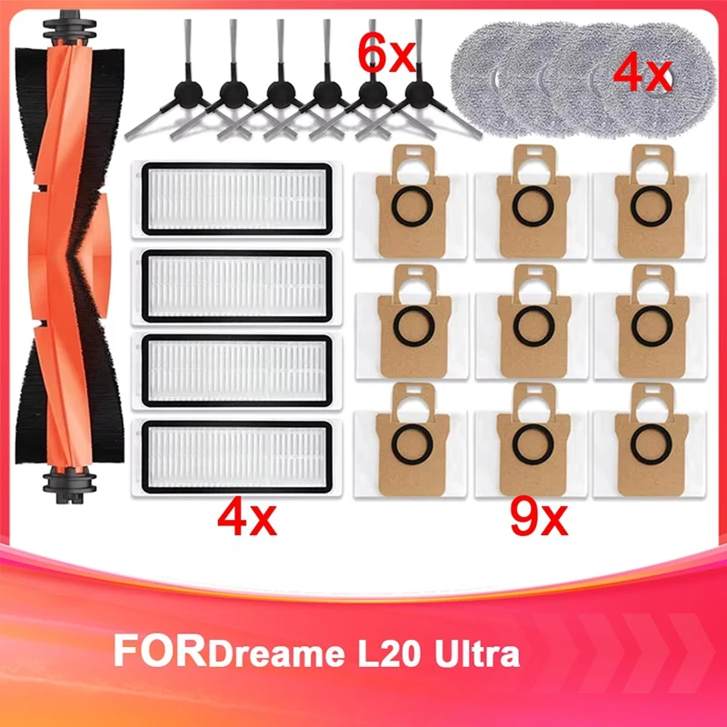 

Для Dreame L20 Ultra Мешок для пыли для Dreame L20 Ultra Аксессуары для Dreame L20 Ultra