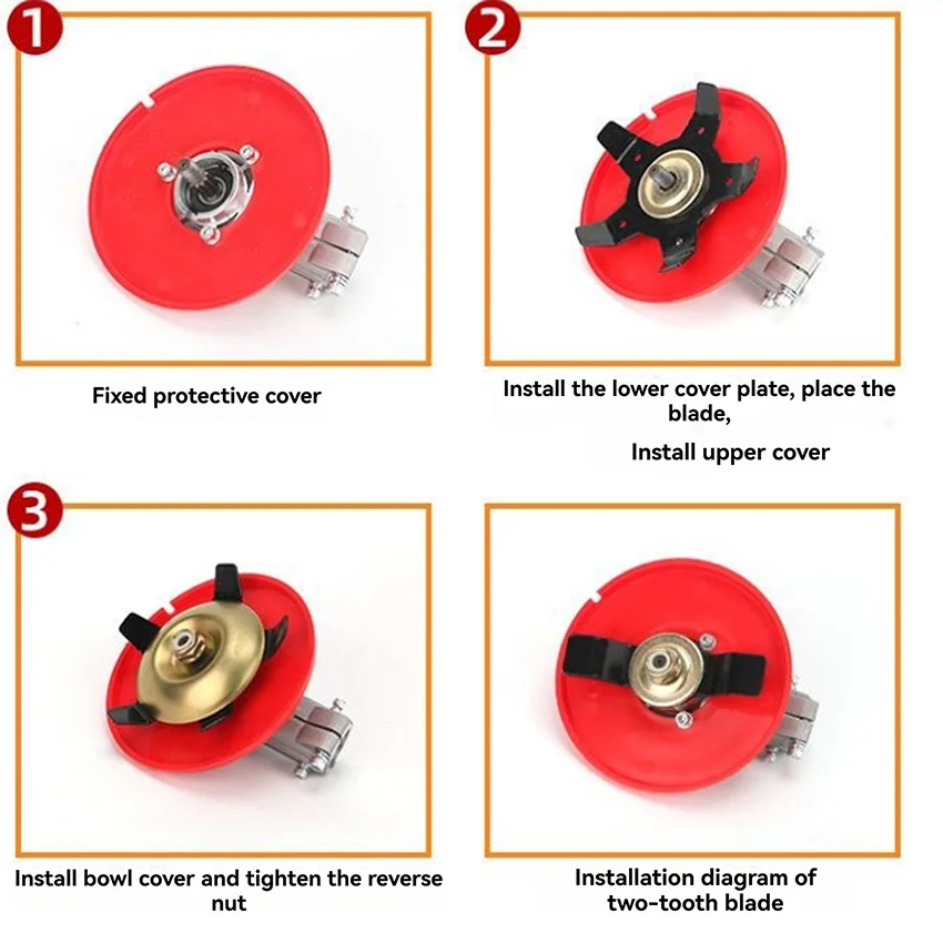 Cabezal de corte de césped multifuncional, disco de deshierbe, cortador de malas hierbas, herramienta de jardín, cortacésped, cabezales batidos, accesorios