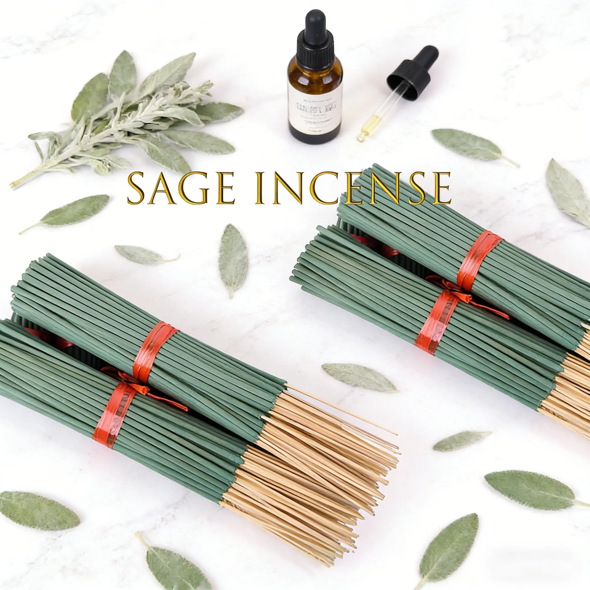 25/50 piezas, [Parfume infuso de aceite esencial de salvia blanca] Encenso en barra de bambú de 22 cm, varillas de incienso tradicionales hechas a mano, varillas de incienso de 8,66 pulgadas, quemaduras para aproximadamente 40 minutos, adecuado para mejorar la fragancia de aire y mejorar el ambiente. Adecuado para diversas actividades diarias para disipar impurezas, purificar el alma y es adecuado como regalo de vacaciones o cumpleaños.