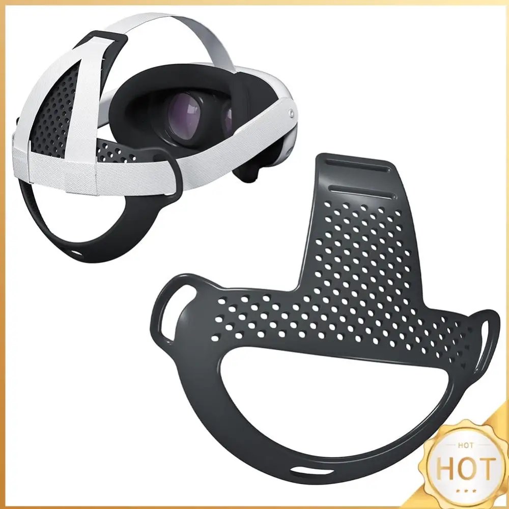 TPU Head Strap Pad Cushion Replacement Headset Strap Pad Reduce Head Pressure Comfortable for Meta Quest 3 VR Headset